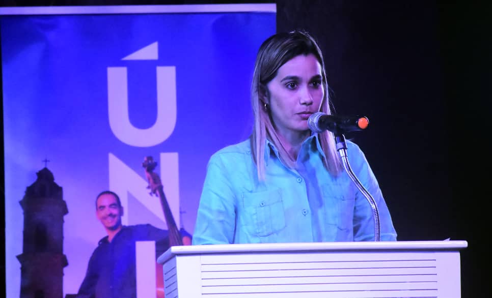 Directora de Eventos del Mintur, Janet de Armas.
