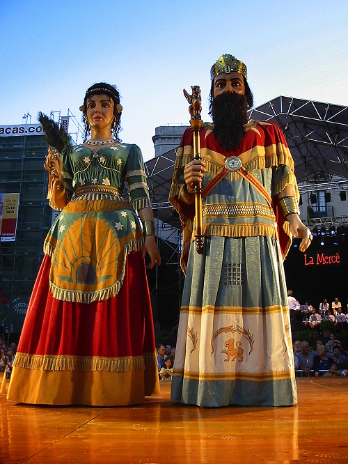 Gigantes de la Fiesta de la Mercé
