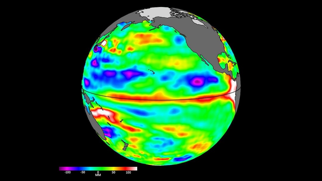 El evento El Niño aportó calor adicional al océano mundial en este verano