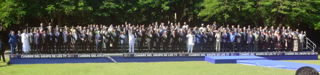 Foto de familia de los asistentes a la Cumbre del G77 y China en La Habana, Cuba. Fotos: Raúl Abreu