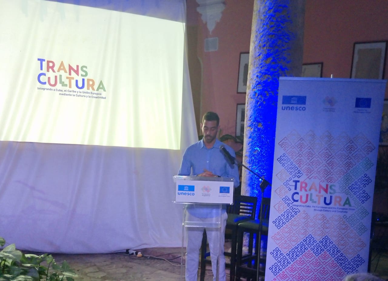 Adrián González, oficial nacional de Programa en “Turismo Cultural Sostenible", del equipo de la Oficina de la UNESCO en La Habana.