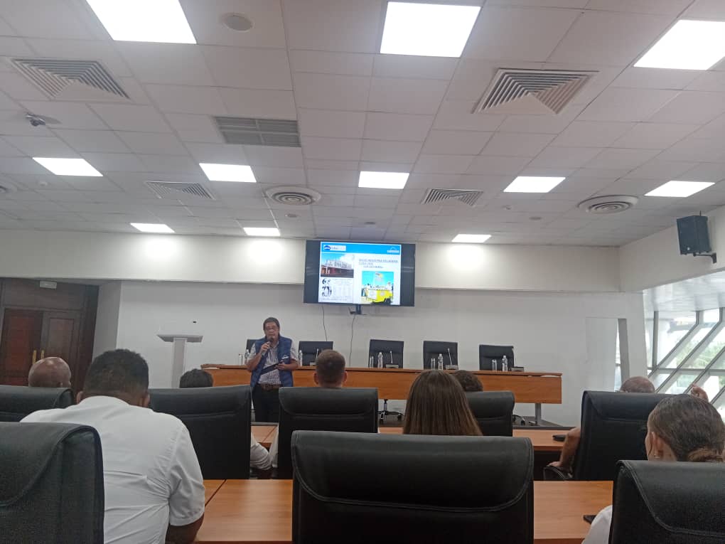 José Mario León, presidente de la compañía PMS s.r.l., en su presentación en el Festival Internacional Varadero Gourmet 2025