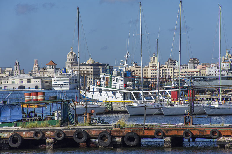 La Habana vista desde el dique