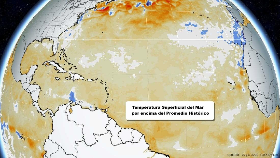 La Temperatura Superficial del Mar en el Atlántico Tropical