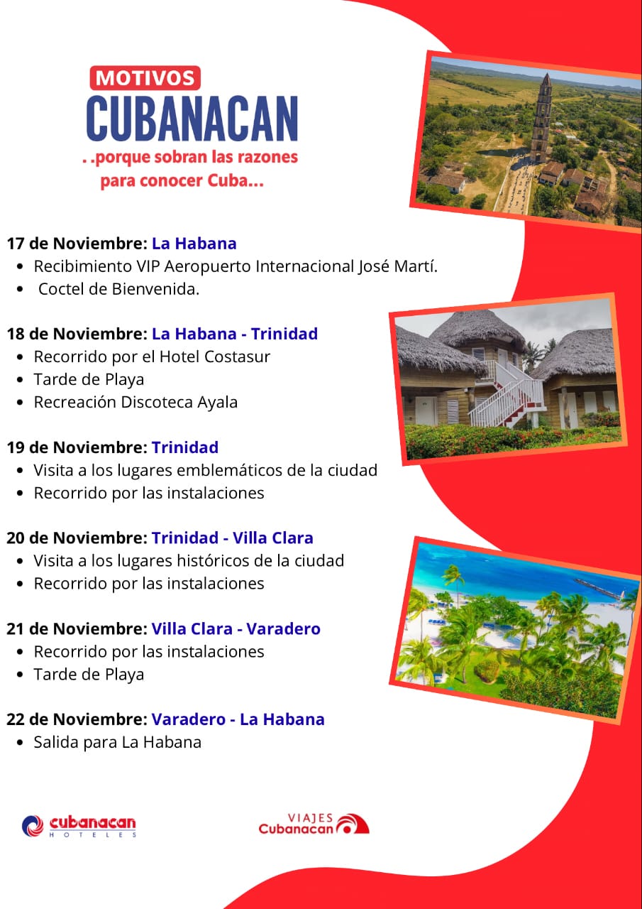 Motivos Cubanacan anuncia cambio de sede para su segunda edición