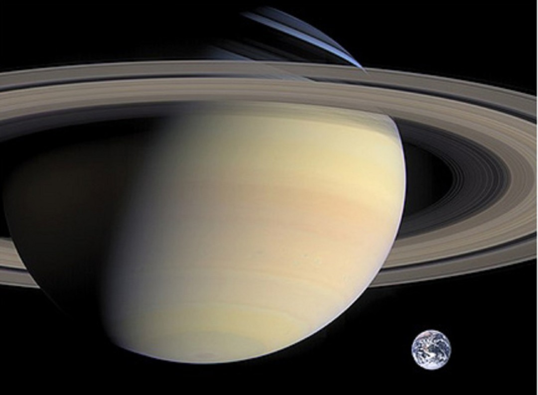 Tamaño de Saturno Comparado con La Tierra