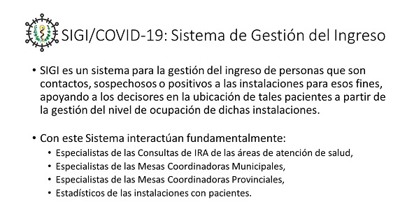 SIGI COVID-19 (Sitio Web UCLV)
