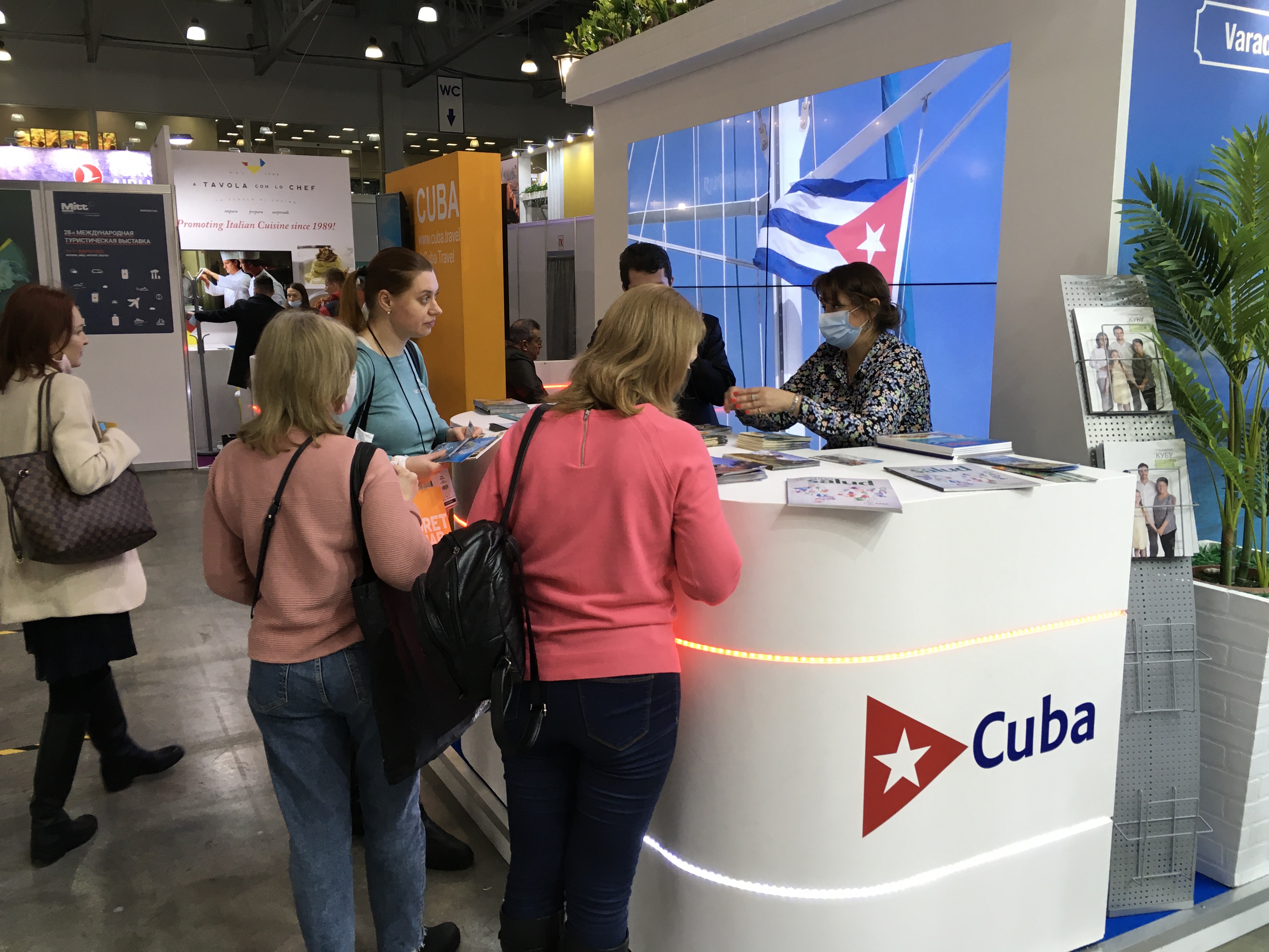 Visitas a Stand Cuba en MITT2021