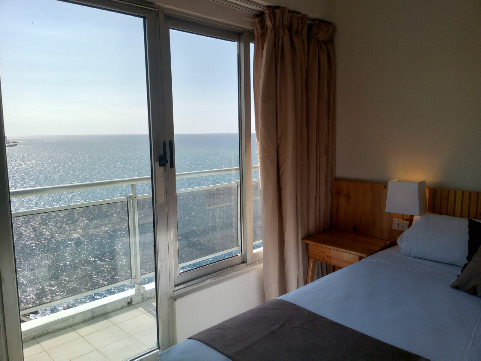 Vista al mar desde una habitación del Piso Ejecutivo