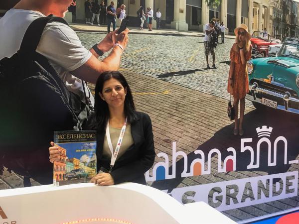 Gisela Morejón, del departamento de ventas de Accor en Cuba