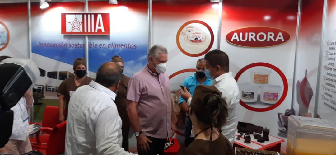 Cierre exitoso para Feria Internacional Alimentos Cuba 2.0. Presidente Miguel Díaz-Canel recorre la Feria.