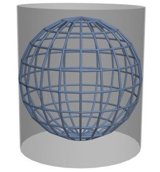 Proyección Cilíndrica o Mercator. La esfera se lleva a un rectángulo bidimensional.