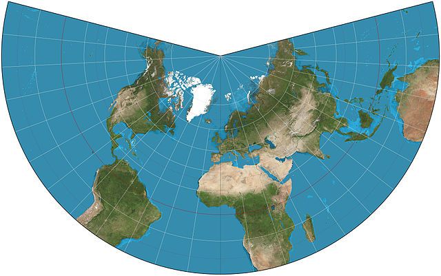 Mapa con Proyección Cónica.