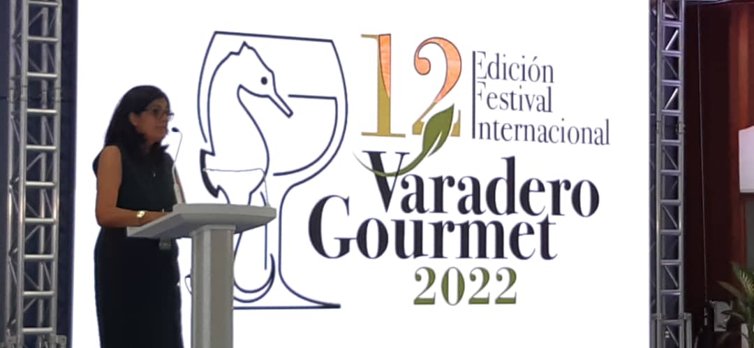 Viceministra primera de Turismo, María del Carmen Orellana.