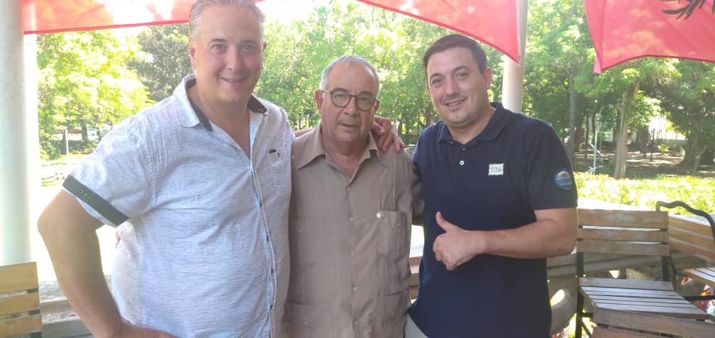 De izquierda a derecha: Yon Pavón, José Rafa Malem y Patxi Troitiño.