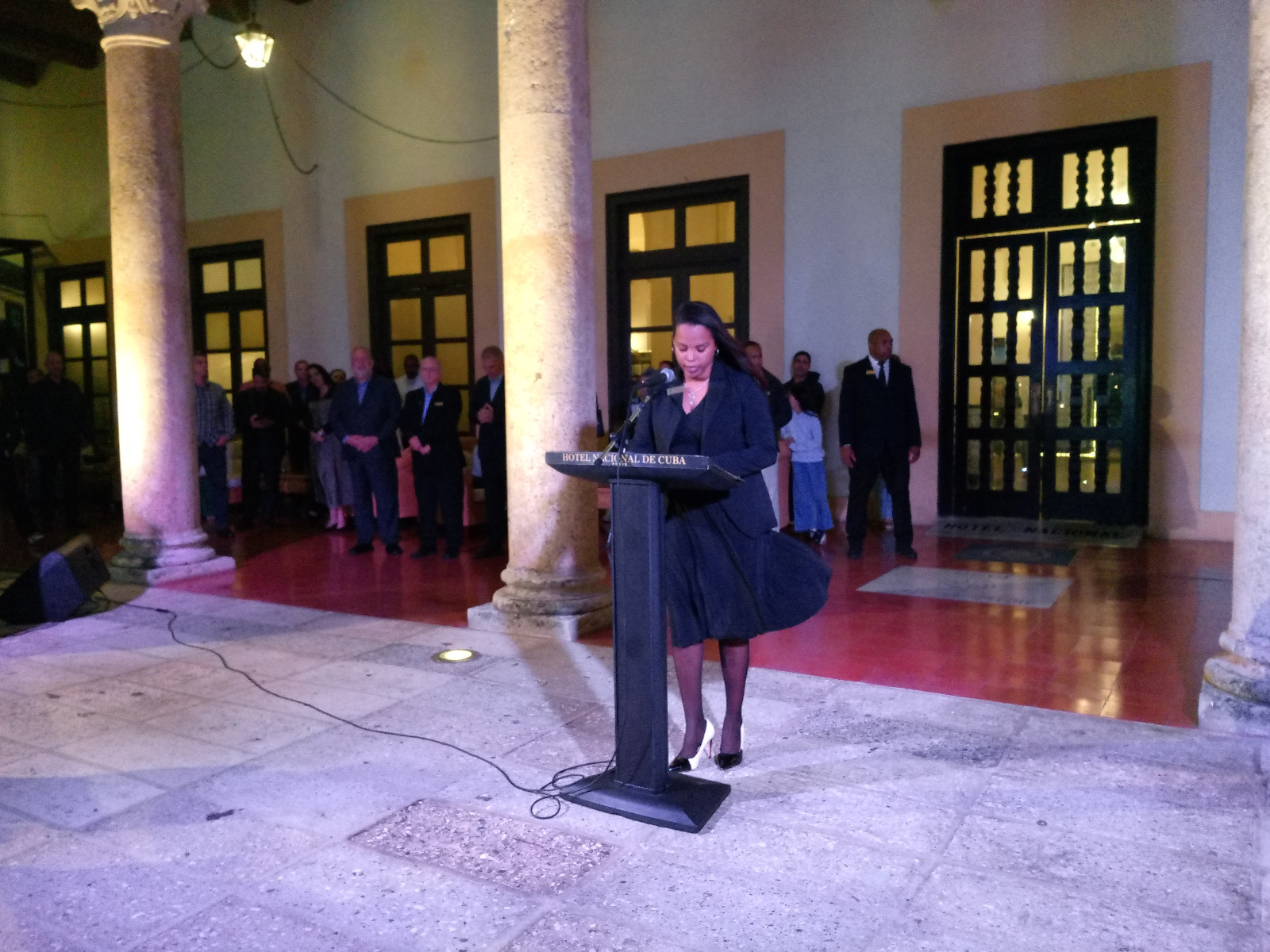 Withney Planch Méndez, directora adjunta del Hotel Nacional de Cuba.