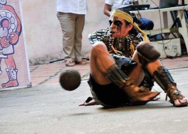 Juegan pelota maya por primera vez en Cuba
