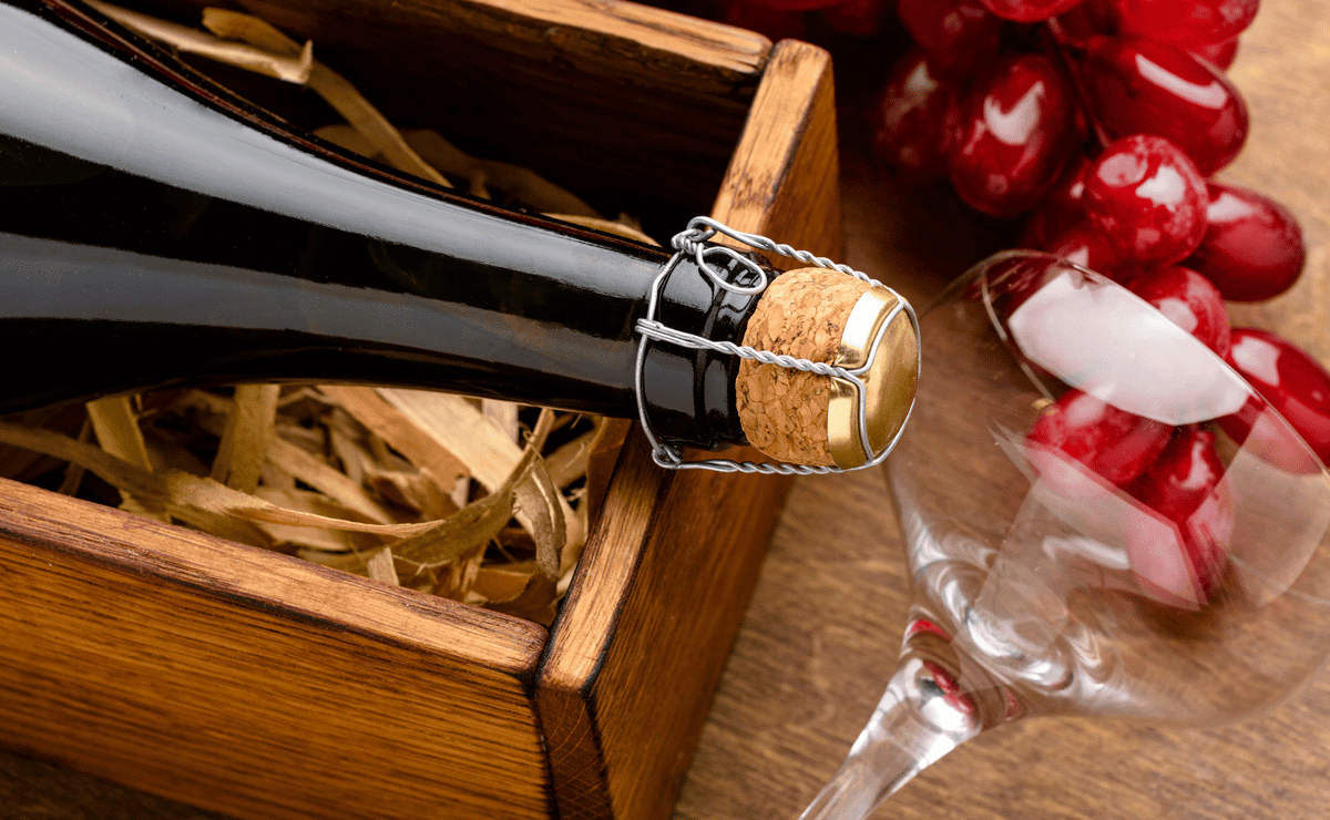 Sangría de sidra con uvas