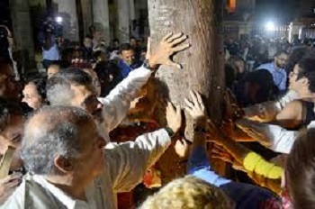 Pidiendo y agradeciendo a la Ceiba