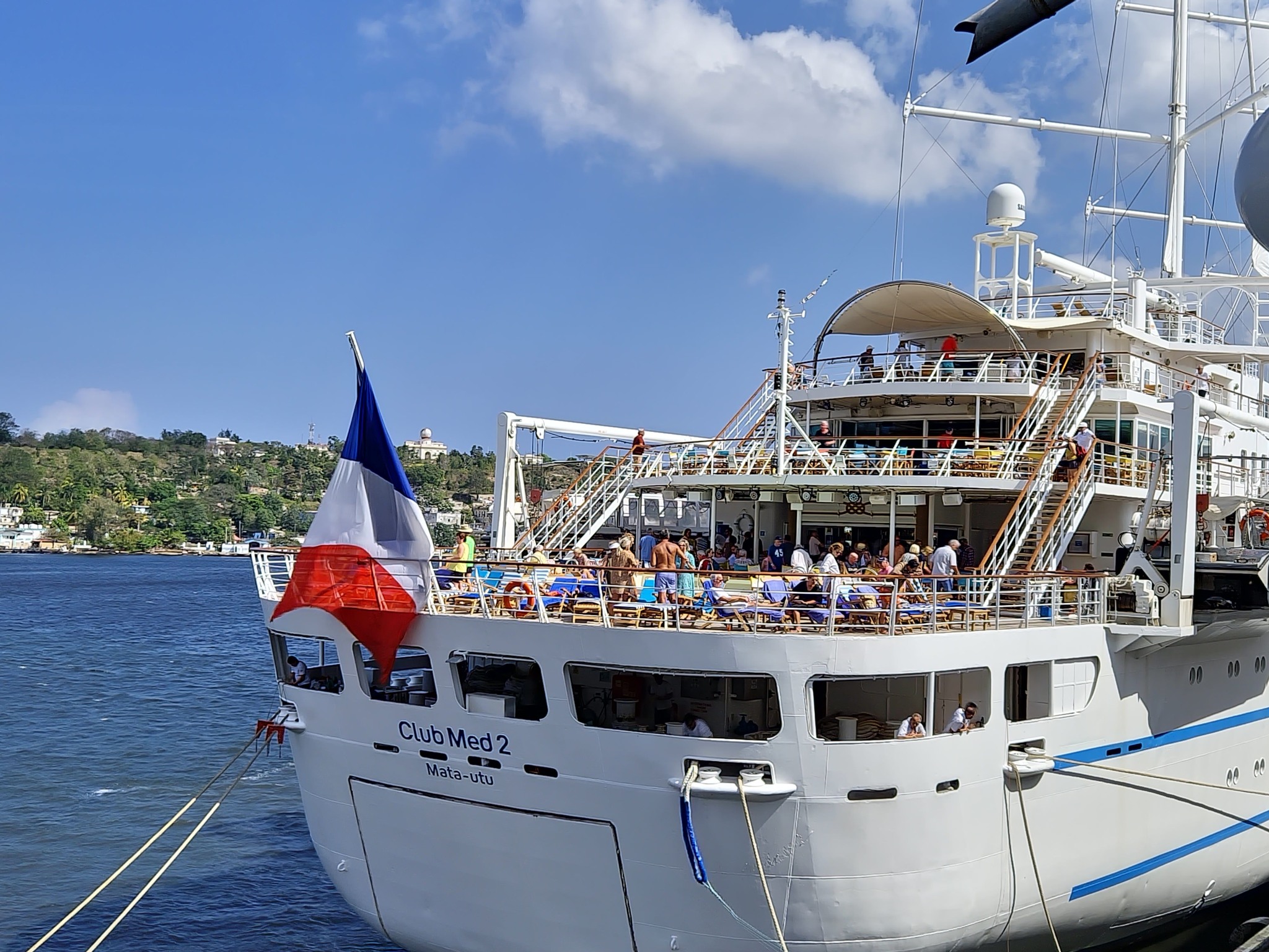 Llegada a La Habana del crucero Club Med 2