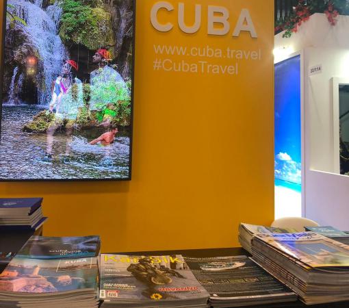 Karibik en stand de Cuba en ITB