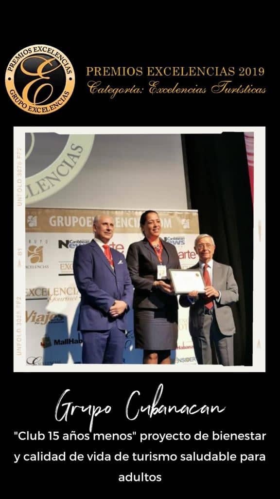 Yamily Aldama recoge el Premio Excelencias en FITUR 2020