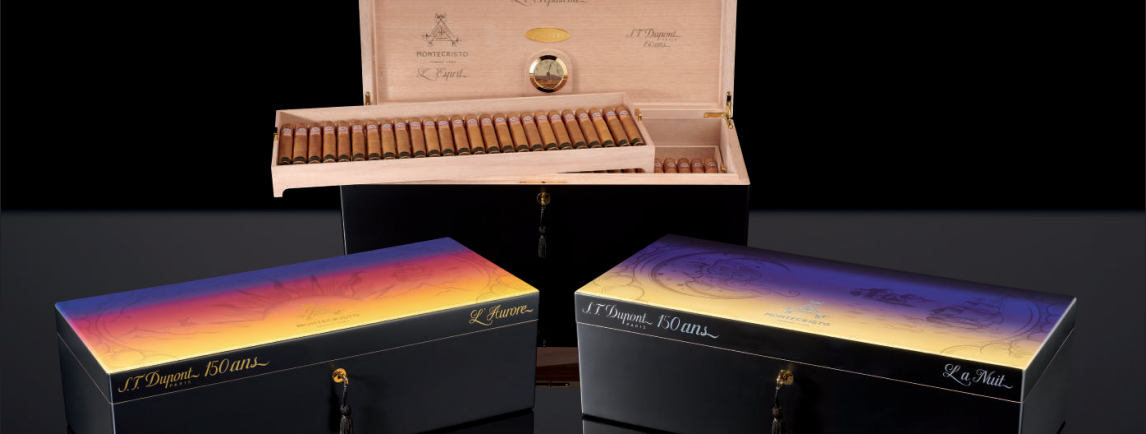 Colección humidores Montecristo x S.T. Dupont
