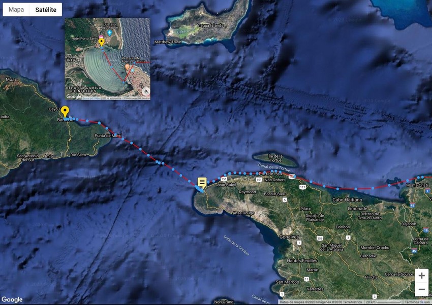 Mapa recorrido Marichalar