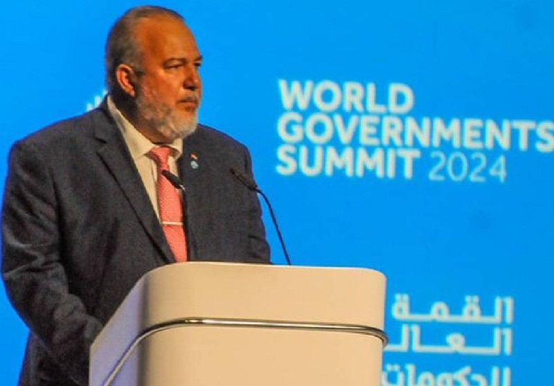 El premier cubano asistió a la Cumbre Mundial de Gobiernos en EUA.