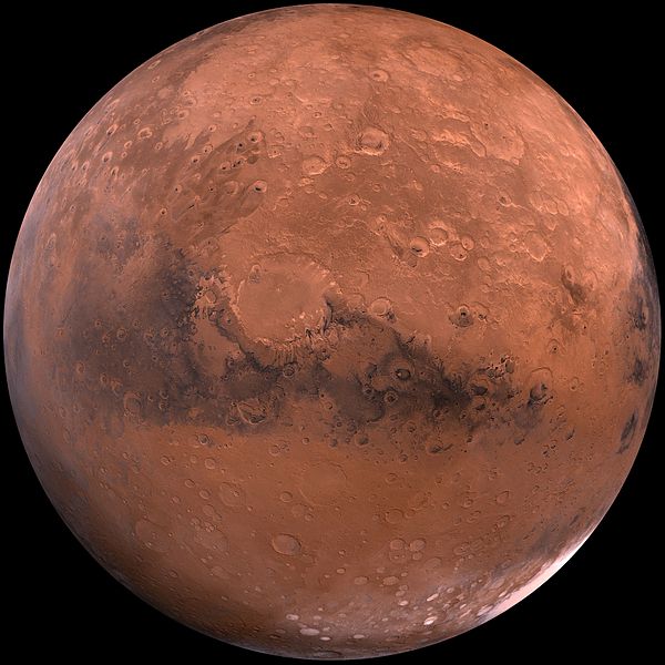 El planeta Marte.