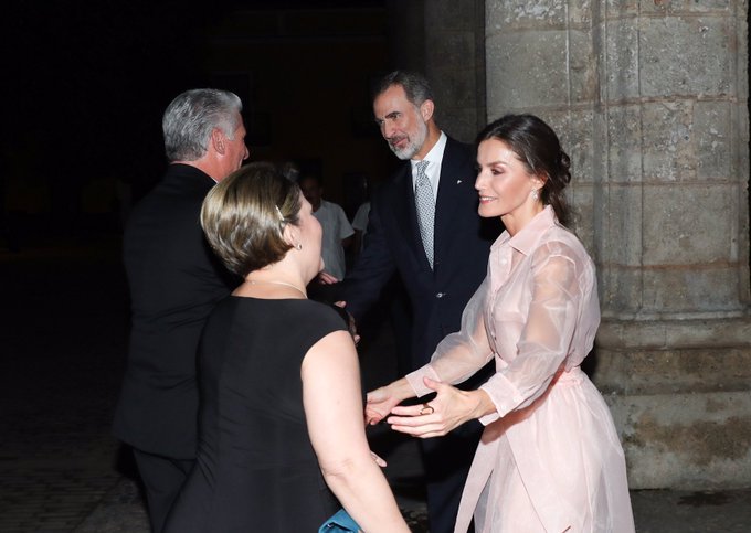 Reyes en la cena con Díaz Canel