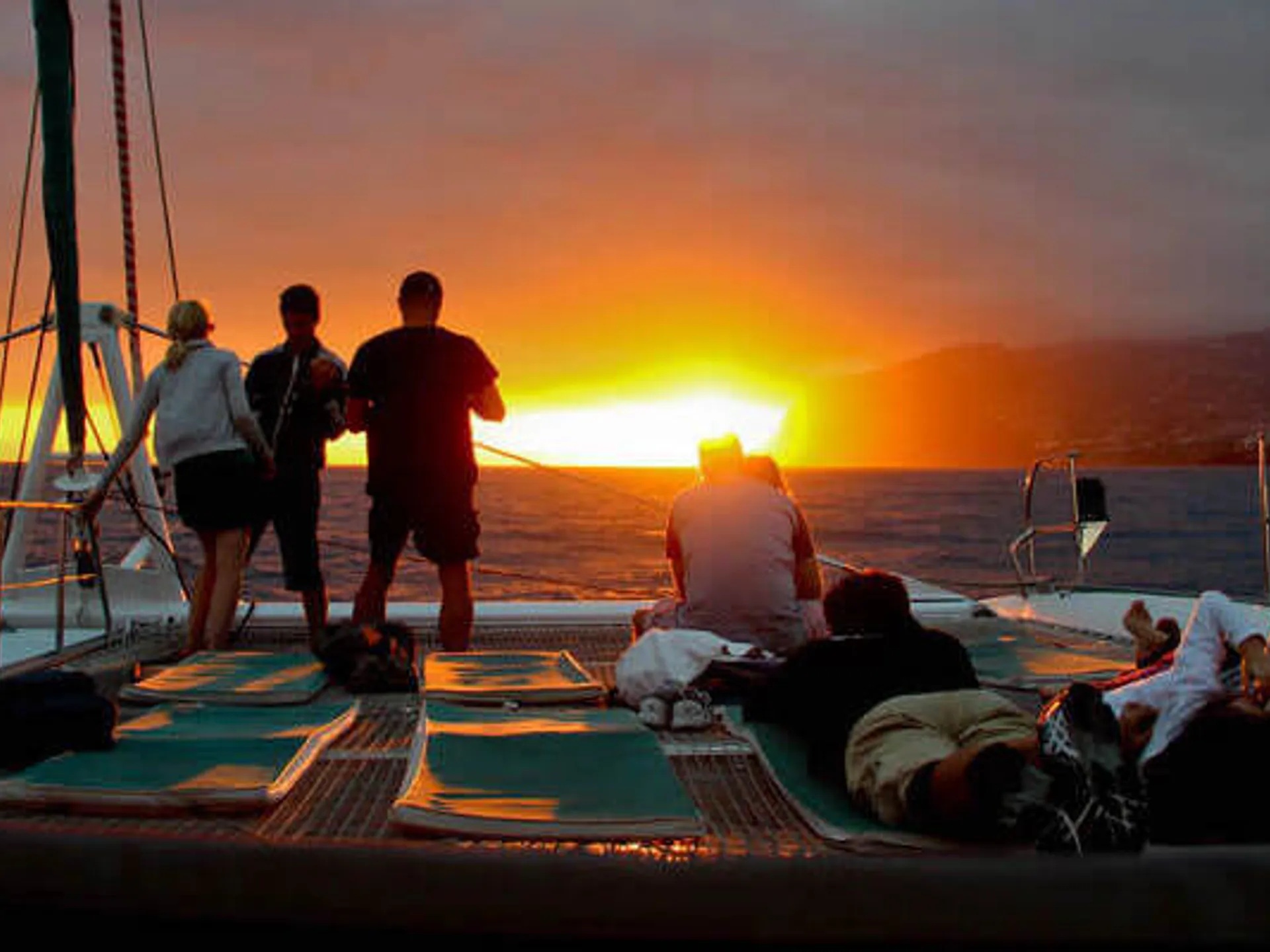 Atardecer en catamarán en Cayo Largo del Sur
