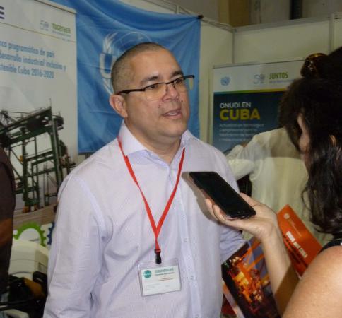 Onudi presentó Programa País en CubaIndustria 2018