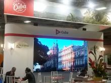 Stand cubano en ITB Auténtica Cuba en bolsa internacional de turismo ITB