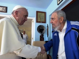 Papa Francisco y Fidel Castro se encuentran en La Habana