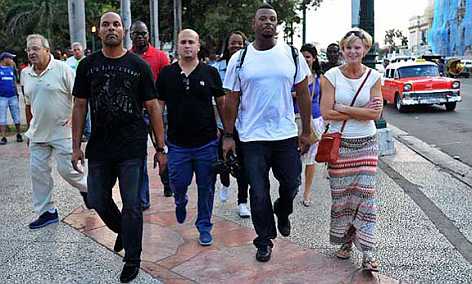 Griffey Jr. y Barry Larkin en La Habana