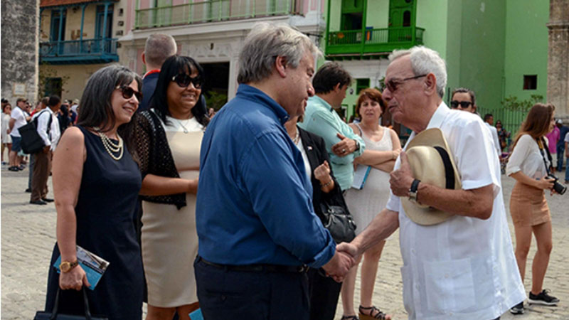 Secretario general de la ONU alaba restauración de La Habana