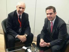 José Carlos de Santiago, Presidente del Grupo Excelencias, junto a Javier Coll, Vicepresidente Ejecutivo de ALG Entrevista al VP de ALG: "El futuro del turismo hacia el Caribe está en Estados Unidos"