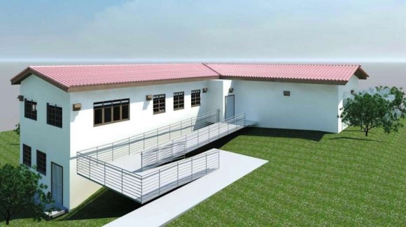 Maqueta del edificio donde se conservará toda la papelería original de Hemingway. Foto: Cortesía de William Dupont Cubanos y estadounidenses se unen para salvar el legado de Hemingway