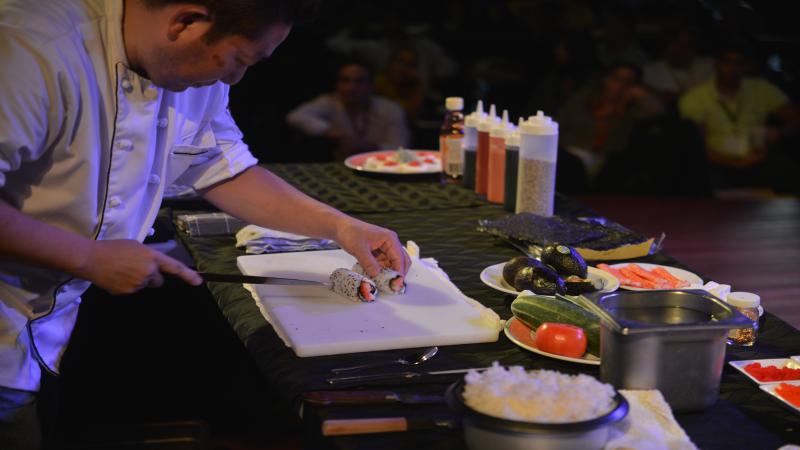 Sushis con acento cubano en Seminario Excelencias Gourmet