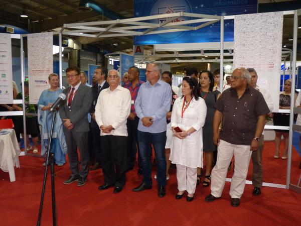 Foto: Raúl Abreu Abre feria expositiva de Informática 2018
