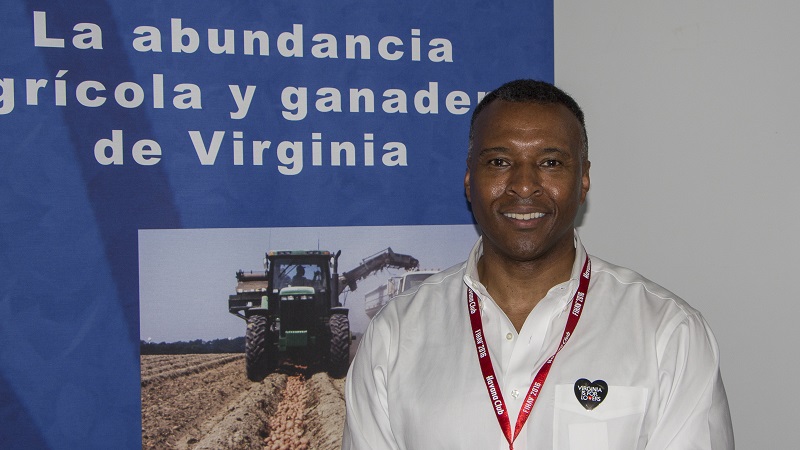 Basil Ivanhoe Gooden, secretario de Agricultura y Recursos Forestales del estado norteamericano de Virginia Orgulloso el estado de Virginia de poder asistir a FIHAV 2016