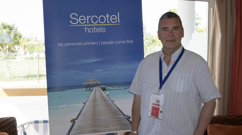 Juan Manuel Briceño, gerente de Tour & Travel Latinoamérica Para Sercotel es muy importante pasar por Cuba