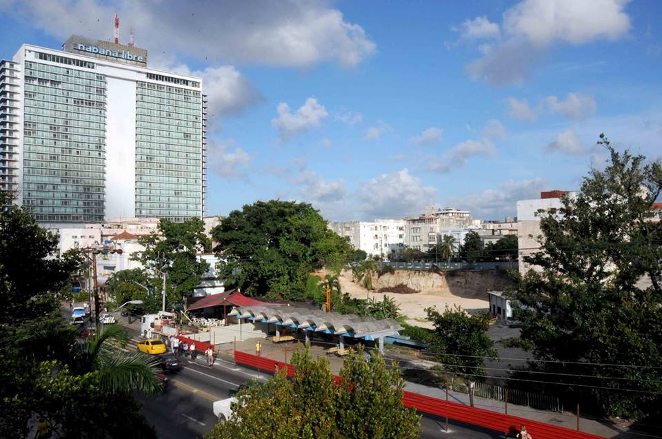 Primeras labores constructivas de hotel más alto de La Habana