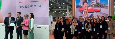 Turismo cubano refuerza lazos con Rusia y gana premio en feria internacional 