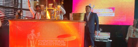 Alejandro Fleites Socarrás y Mario Luis Acosta Batista, ganadores de la final Cuba del Havana Club Cocktail Maestros.