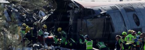 Accidente ferroviario en Toledo, España