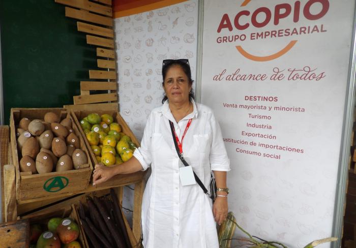Directora general de Empresa Acopio Santiago de Cuba, Belkis Villa Tabares