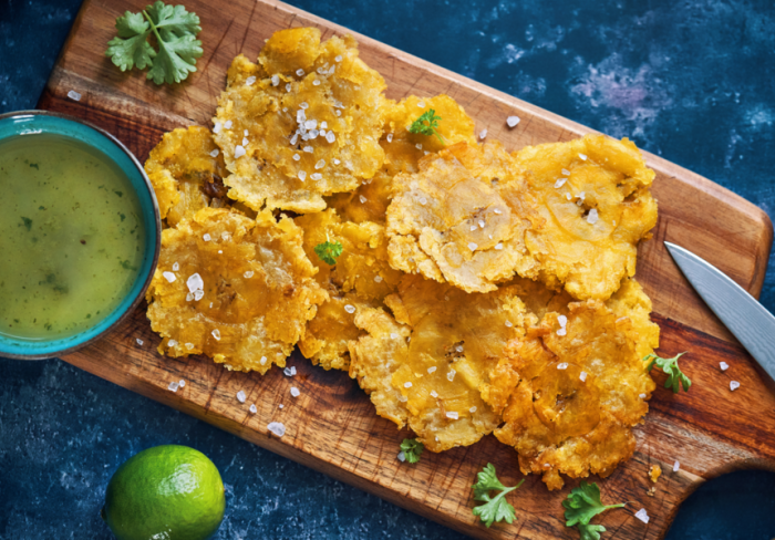 Patacones y Tostones