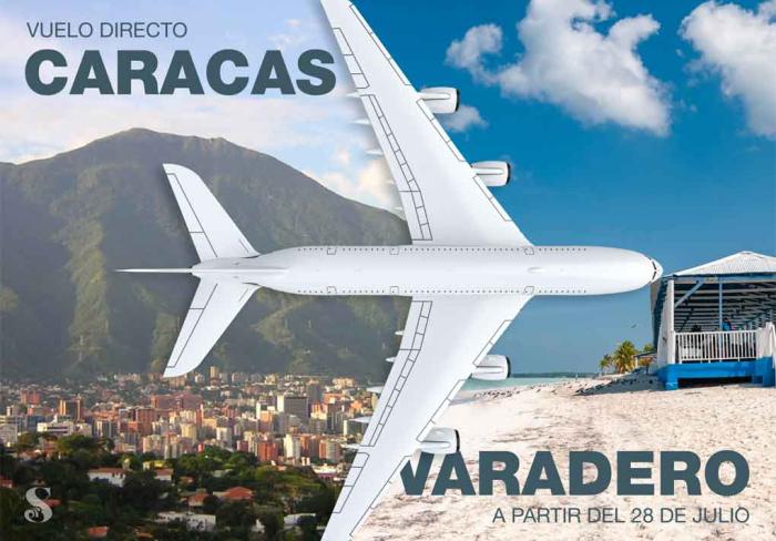 Nuevo vuelo de Turpial Airlines conecta Venezuela con Varadero